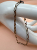 Vintage 925 Sterling Silver Italy Paperclip Bracelet - 2