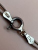 Vintage 925 Sterling Silver Italy Paperclip Bracelet - 4