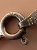 Vintage 925 Sterling Silver Italy Paperclip Bracelet - 5