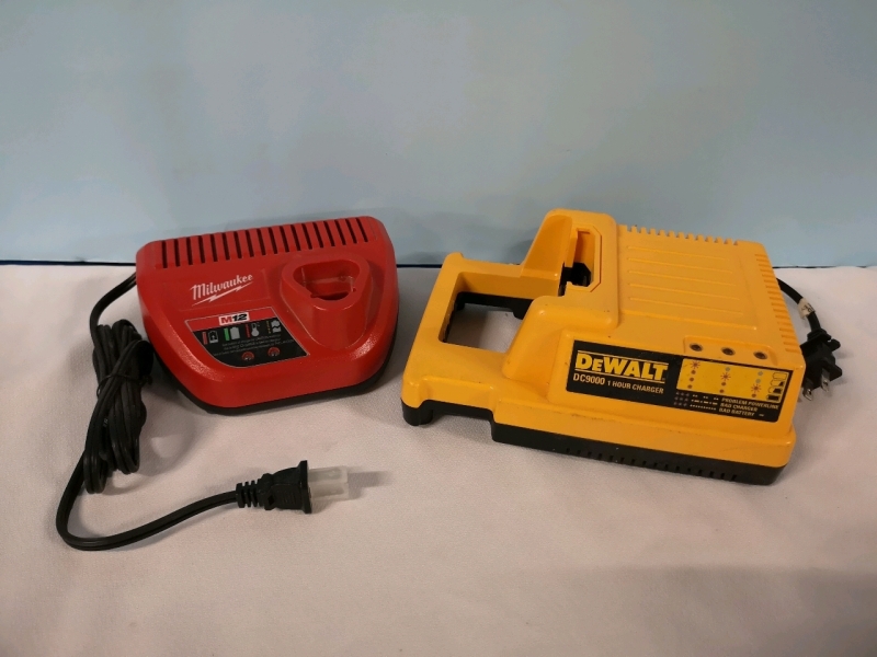 Milwaukee & DeWalt Battery Chargers