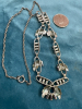 Bond Boyd Sterling 2 Shades Blue Baguette Rhinestone Necklace - 4