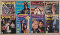 Vintage 80s Rod Serling's The Twilight Zone Magazine , Eight (8) Issues