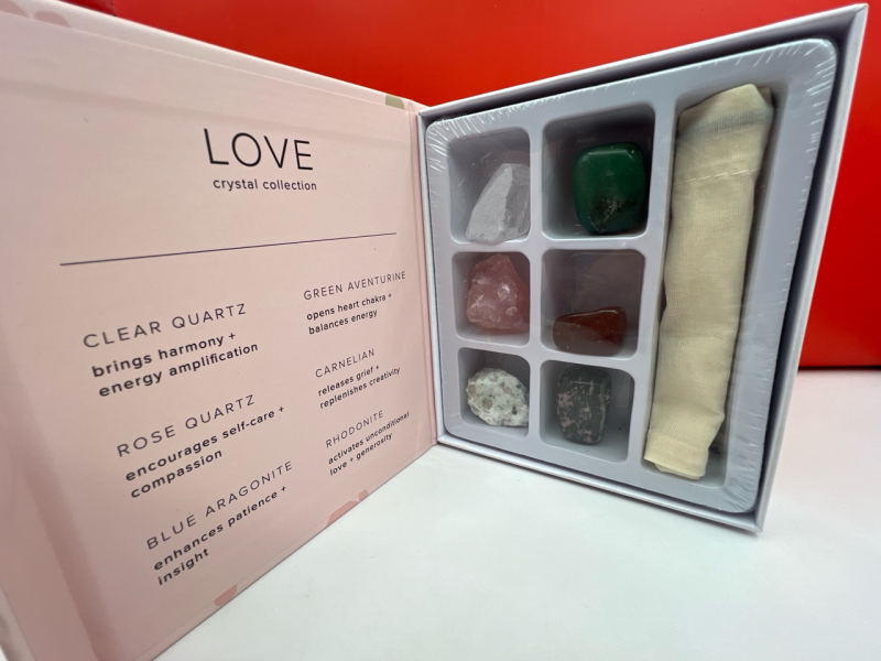 Crystal Stone Collection Boxed new LOVE