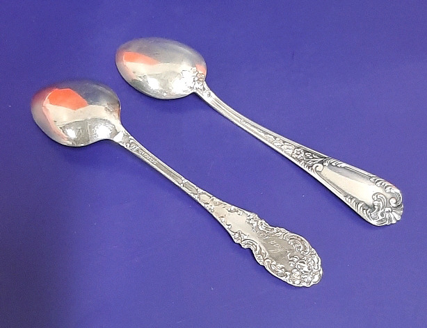 Vintage 1 Sterling Silver Teaspoon 1 800 Silver Teaspoon