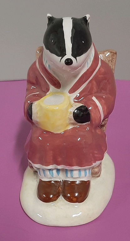 Vintage Royal Albert The Wind in the Willows Badger Figurine 3"