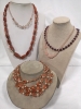 Estate Jewelry Lot - Vintage Carnelian Stone Necklace++