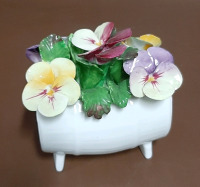 Vintage Aynsley Flower Posey for the Month of July 2.75"