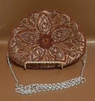 Vintage Bijou Terner Beaded Evening Bag 8"