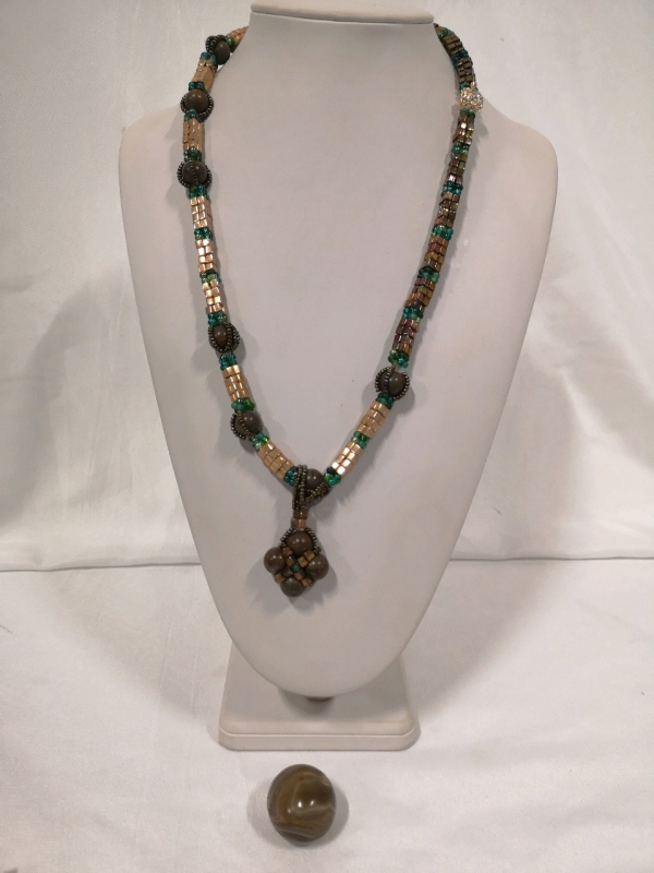 Estate Jewelry Lot - Iraqi Stunning Beaded Necklace +