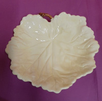 Vintage Carlton Ware Yellow Leaf Dish 9.25"