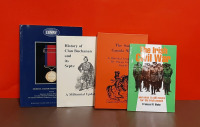 Vintage 4 Books 3 on Scottish and Irish Heritage and another on Medals