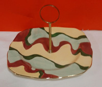 Vintage H and K Tidbit Tray 9"