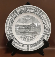 Vintage Wedgwood Plate Commemorating the Opening of the St. Lawrence Seaway. 10"