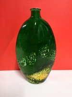 Beautiful Glass Vase - 9" tall