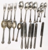 Vintage Rogers & Warranted Silverware in Case (With 2 Gorgeous & Heavy Fruit-Themed Sheffield Serving Spoons) - 2