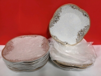 10 New Paradis Chini Plates - Top Grade Porcelain