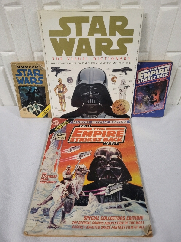 3 Star Wars Books & A Star Wars Comic Book