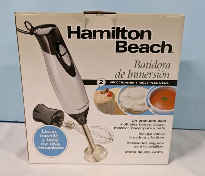 Hamilton Beach Hand Blender - 2 Speed Kitchen Multi-tool.
