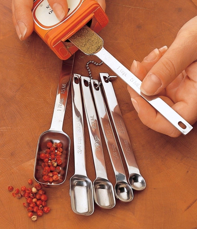 New LEE VALLEY Spice Jar Measuring Spoon Set