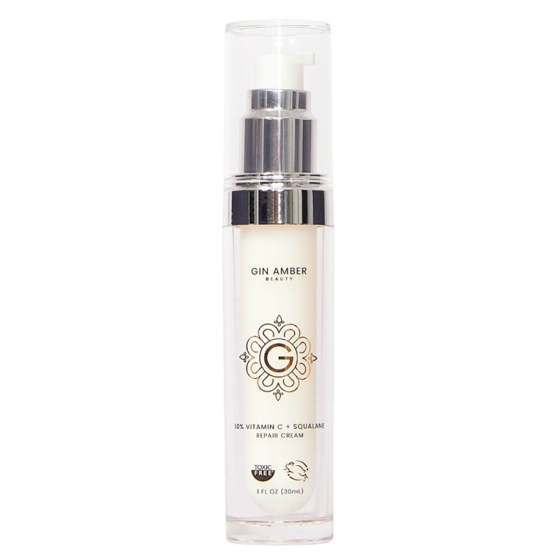 New GIN AMBER BEAUTY 10% Vitamin C + Squalane Repair Cream (30ml)