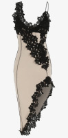 NEW Jocacy Asymmetrical Lace Panel MIDI Dress Size Small
