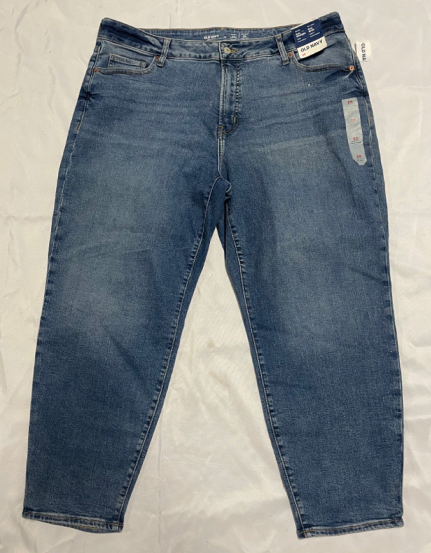 NEW Old Navy Extra Stretch High-Rise O.G. Straight Ankle Secret Smooth Pockets , Size 20