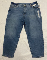 NEW Old Navy Extra Stretch High-Rise O.G. Straight Ankle Secret Smooth Pockets , Size 20