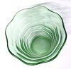 Vintage Wavy Uranium Glass Vase - 4