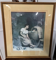 Paul Reel "Mother Love" Framed Print.