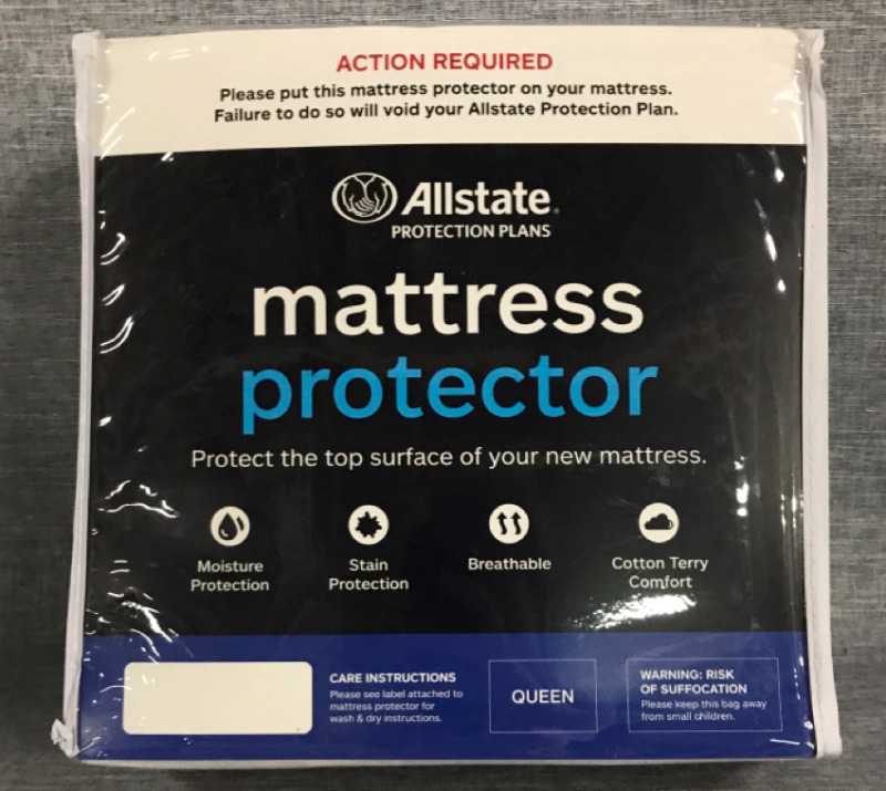 New Allstate Mattress Protector Queen