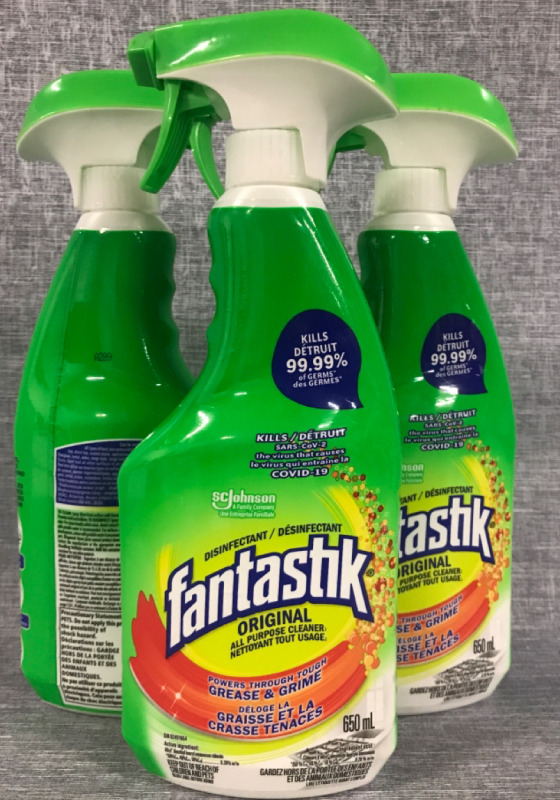 New 3 Fantastik Original All Purpose Cleaner 650ml