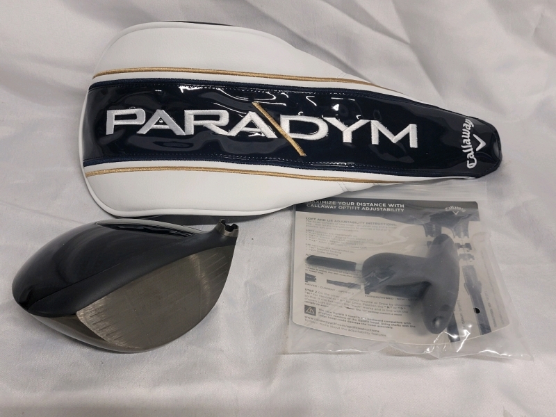 New - Callaway Paradym Right Handed Driver Head w/Driver Head Cover