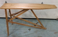 Collapsible Wooden Ironing Board.