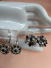 Statement Bracelet Rhinestone Earrings Necklace - 2