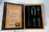 Wooden Bowl and Wine Opener Set - 4