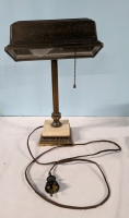 Vintage Bankers Lamp - As Is