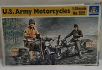 Vintage, US Army Motorcycles 1:35 Scale
