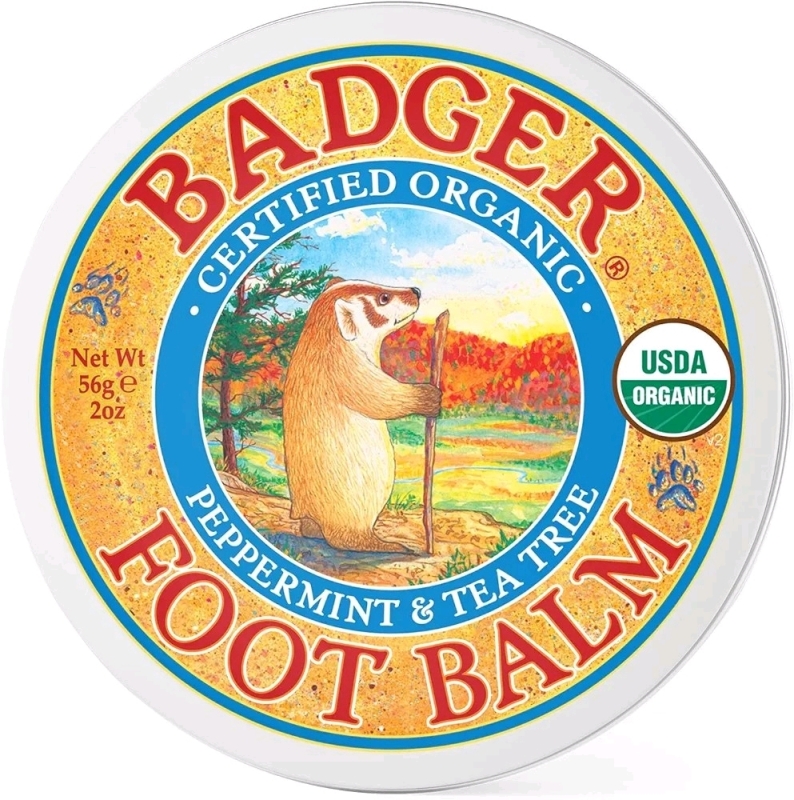 New Badger Foot Balm (21g) Peppermint & Tea Tree
