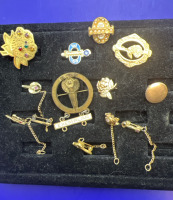 Beta Sigma Phi plus Large unsorted Pin lot.