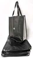 10 New Lululemon Reusable Shopping Bags (Black)