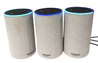 3 Amazon Alexa Echo Smart Speakers