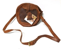 New MADOSH Leather Semicircle Crossbody Day Bag Purse