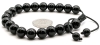 New FlipFitt 7 Chakra Bracelet 8mm (Black). - 3