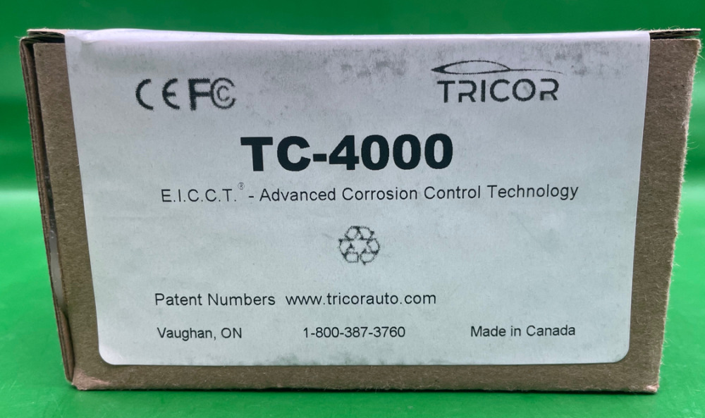 NEW! TRICOR TC 4000 Corrosion Control Kit , installation instructions ...