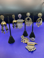 Estate Iraqi vintage Unique Earrings
