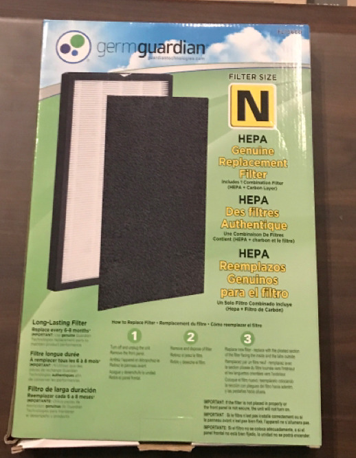 Germ Guardian HEPA Replacement Filter Filter Size N