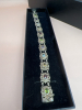 925 Sterling Multi Gemstone Filigree Bracelet MRF - 2