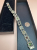 925 Sterling Multi Gemstone Filigree Bracelet MRF - 3
