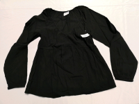 New Old Navy sz Medium Tall Women's Long Puff-Sleeve V-neck Top