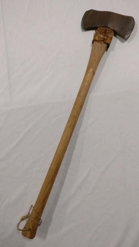 Vintage Double Bladed Axe - 36" Long